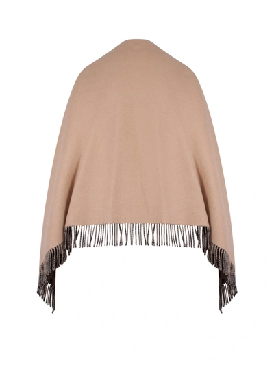 Shop Fendi Wool And Cashmere Poncho