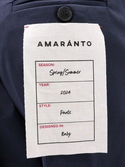 Shop Amaranto Wool Blend Trouser