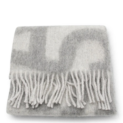 Shop Acne Studios Scarfs In Light Grey