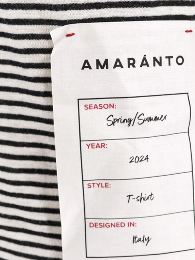 Shop Amaranto Amaránto T-shirt In Black