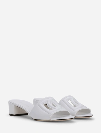 Shop Dolce & Gabbana Sandals White