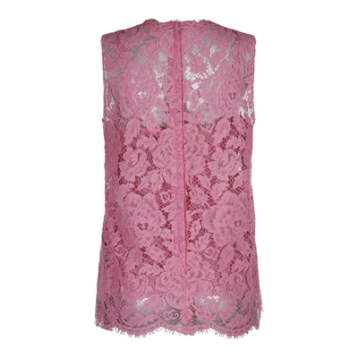 Shop Dolce & Gabbana Top In Rosa 2
