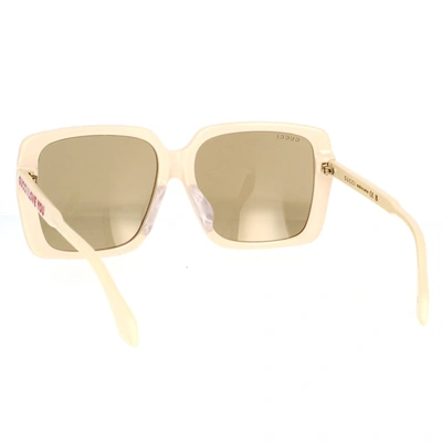 Shop Gucci Eyewear Sunglasses In White