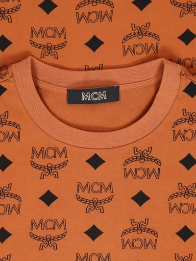 Shop Mcm T-shirts And Polos In Brown