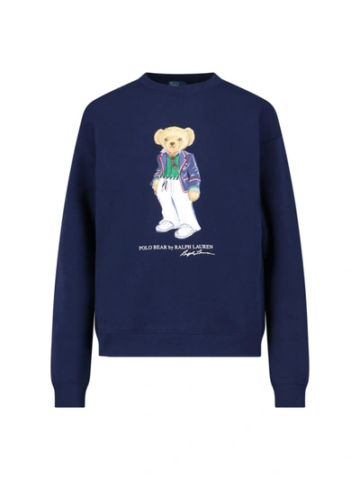 Shop Polo Ralph Lauren Sweaters In Blue