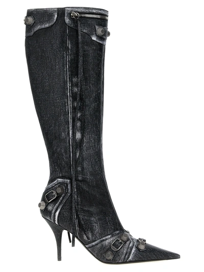 Shop Balenciaga Cagole Boots, Ankle Boots In Black