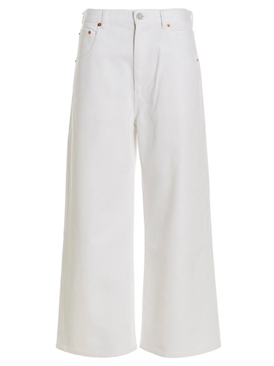 Shop Valentino Denim Jeans In White