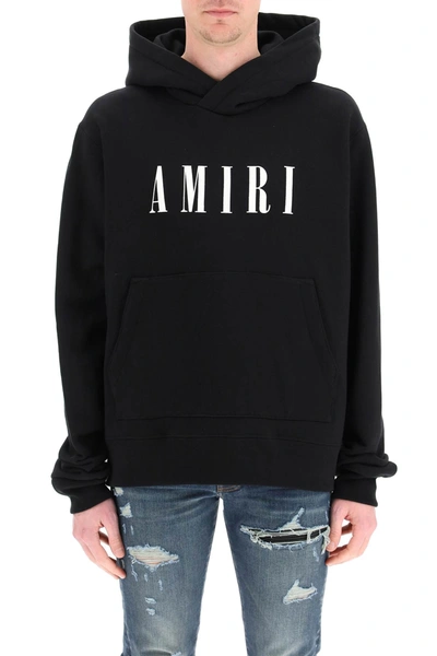 Shop Amiri Core Hoodie Men In Black