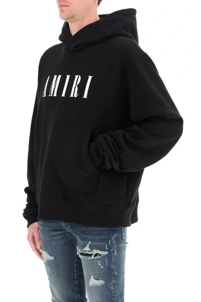 Shop Amiri Core Hoodie Men In Black