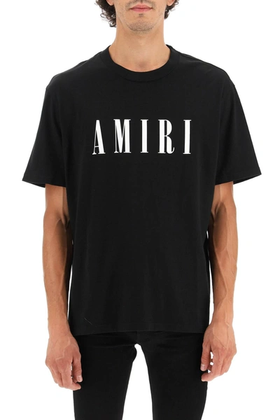 Shop Amiri Core Logo T-shirt Men In Black