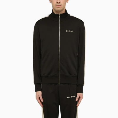 Shop Palm Angels | Sporty Sweatshirt Black With Zip