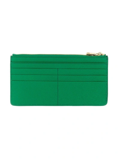 Shop Dolce & Gabbana Large Card Holder In Green