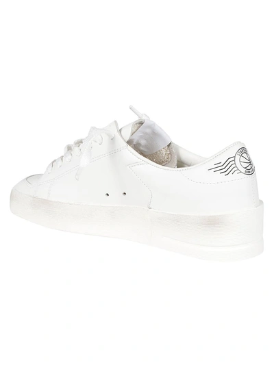 Shop Golden Goose Flat Shoes In Optic White
