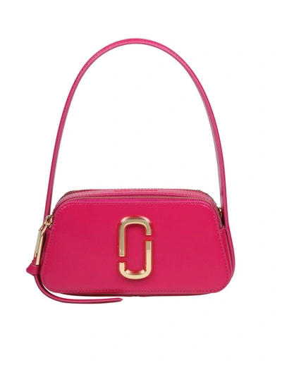 Shop Marc Jacobs Shoulder Bag In Saffiano Leather In Lipstick