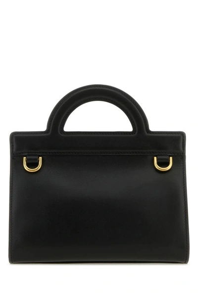 Shop Valentino Garavani Man Black Leather Handbag