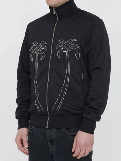 Shop Palm Angels Milano Track Jacket In Black