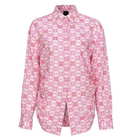 Shop Pinko Shirts In Burro/rosa