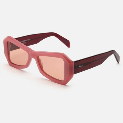 Retrosuperfuture Tempio Rectangular Frame Sunglasses In Pink