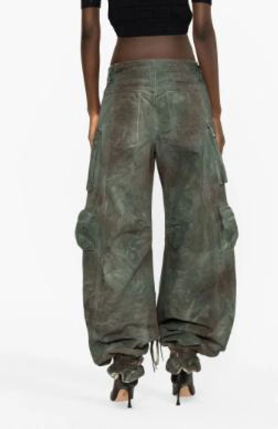 Shop Attico The  Trousers In Camouflage Green