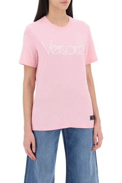 Shop Versace 1978 Re-edition Crew Women In Pink