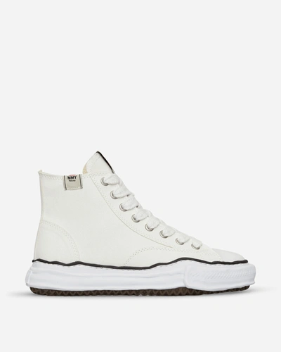 Shop Miharayasuhiro Peterson Og Sole Canvas High Sneakers In White