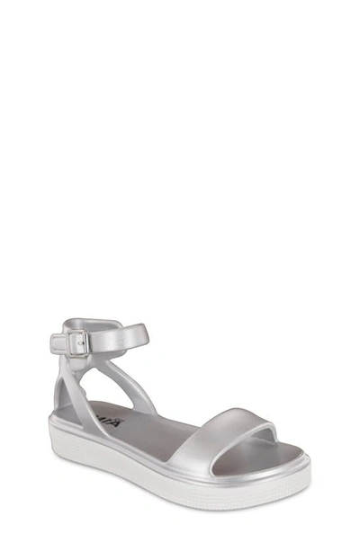 Shop Mia Kids' Little Ellen Platform Sandal In Silver