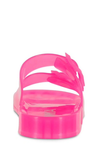 Shop Mia Kids' Little Jewell Buckle Slide Sandal In Pink