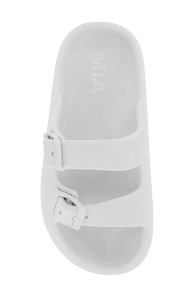 Shop Mia Kids' Juhne Slide Sandal In White Multi