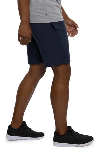 Shop Travis Mathew Travismathew Cloud Knit Shorts In Mood Indigo