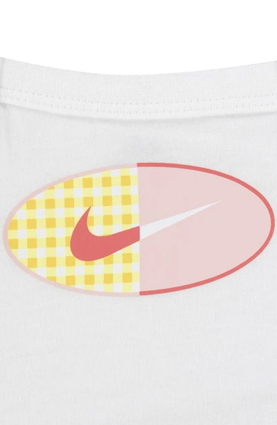 Shop Nike Bodysuit & Leggings Set In Citron Tint
