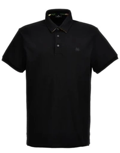 Shop Etro T-shirts And Polos In Black
