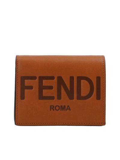 Shop Fendi Wallet(generic) In Brown