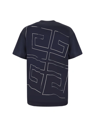 Shop Givenchy T-shirts In Deep Blue