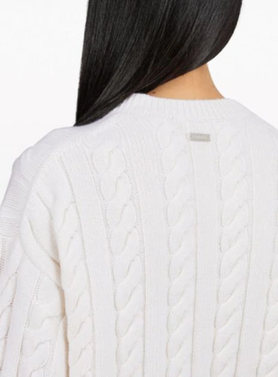 Shop Ferragamo Salvatore  Sweaters In Optic White