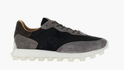 Tod's Suede-panel Ribbed Sneakers