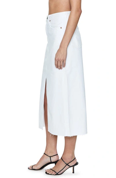Shop Pistola Alice Denim Skirt In White
