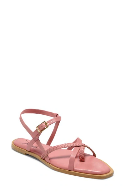 Shop Free People Sunny Days Ankle Strap Sandal In Watermelon