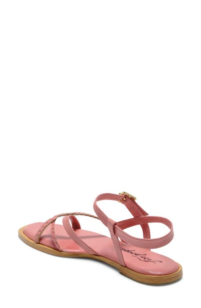 Shop Free People Sunny Days Ankle Strap Sandal In Watermelon