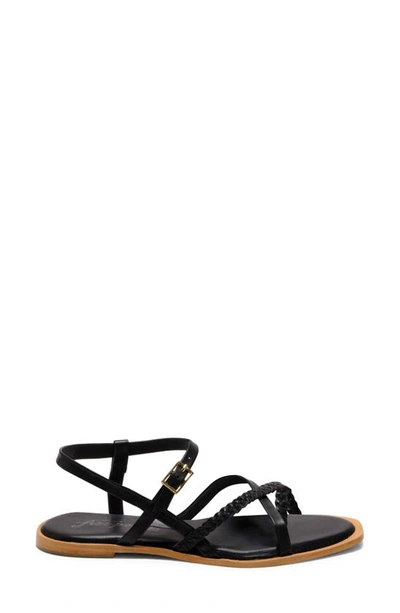 Free People Sunny Days Ankle Strap Sandal In Black