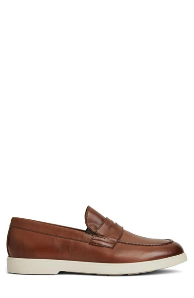 Shop Bruno Magli Ettore Penny Loafer In Cognac