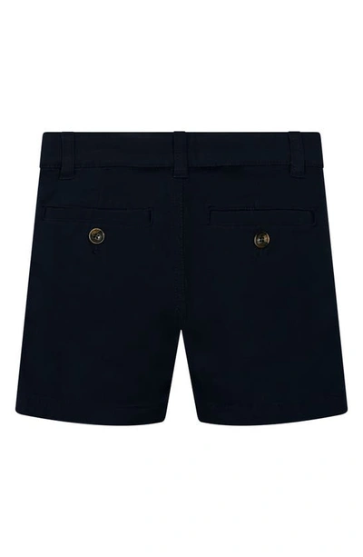 Shop Brooks Brothers Kids' Solid Cotton Chino Shorts In Navy