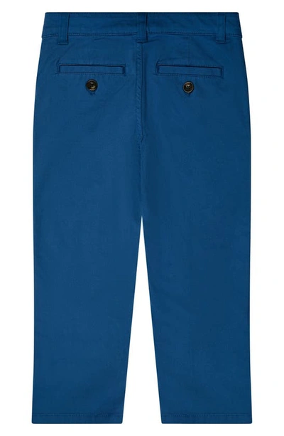 Shop Brooks Brothers Kids' Stretch Cotton Chinos In Blue