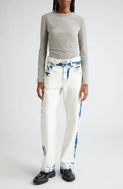 Shop Proenza Schouler Ellsworth Belted Boyfriend Jeans In Bleach Out