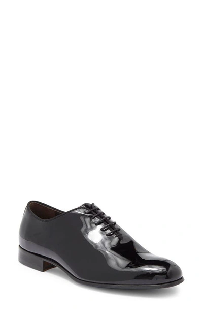 Shop Bruno Magli Nash Oxford In Black Patent