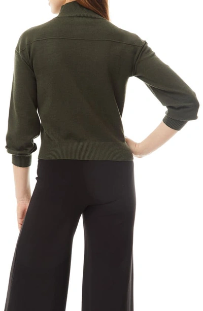 Shop By Design Sage Sweater Top In Rifle Green