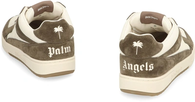 Shop Palm Angels University Low-top Sneakers In Green