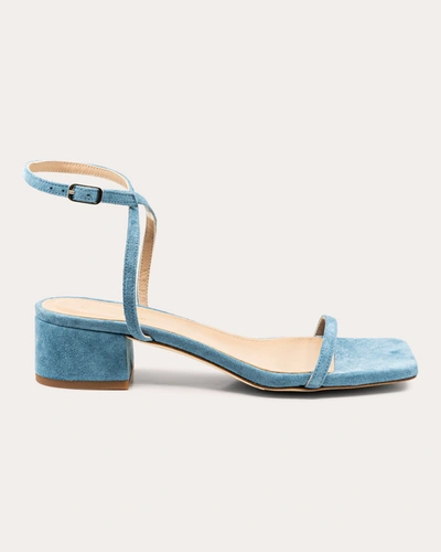 Shop Andrea Gomez Women's Brook Suede Sandal In Blue