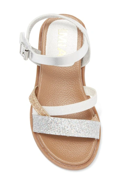 Shop Mia Kids' Lil Calee Sandal In Silver Multi
