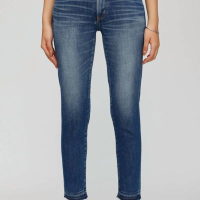 Shop Moussy Vintage Clarence Skinny Jeans In Blue
