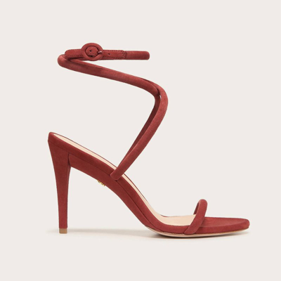Shop Veronica Beard Marceline Strappy Sandals In Red